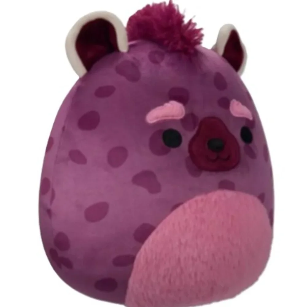Squishmallows Original - Tagged Rare - Gino the Burgundy Hyena - 11 Inch - Plush